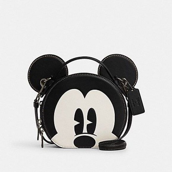 NWT COACH Disney X Coach Mickey Mouse Ear Bag Xbody Purse Measenger CM840 - Picture 8 of 10